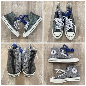 (JW1) Converse X JW Anderson Iridescent Glitter Shoes